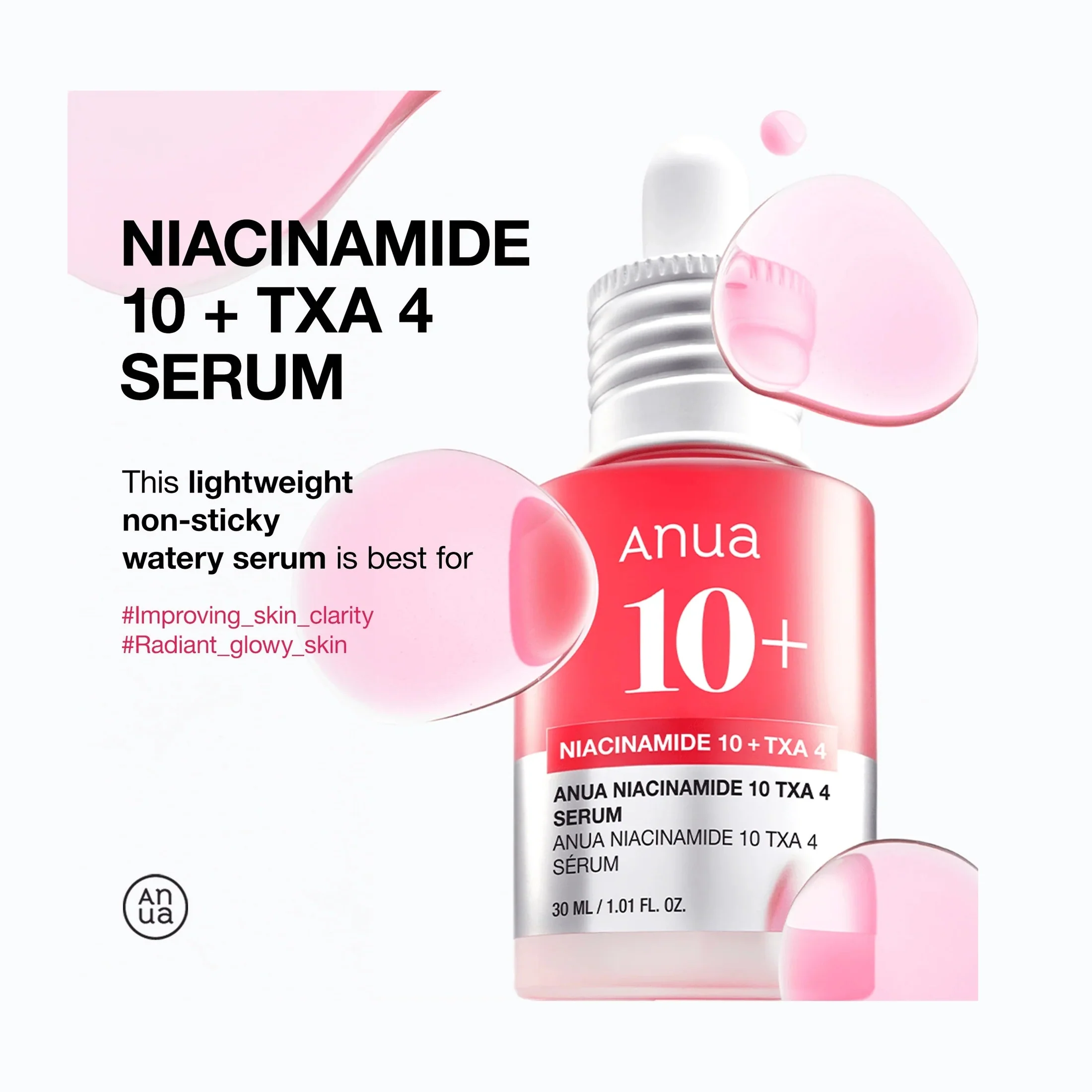 ANUA Niacinamide 10% +TXA 4% Serum 30ml - Image 3