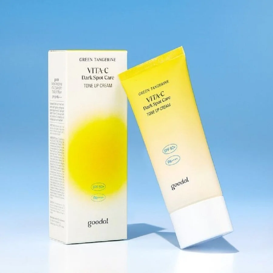 GOODAL Green Tangerine vita C Dark Spot Tone Up Cream 50ml - Image 2