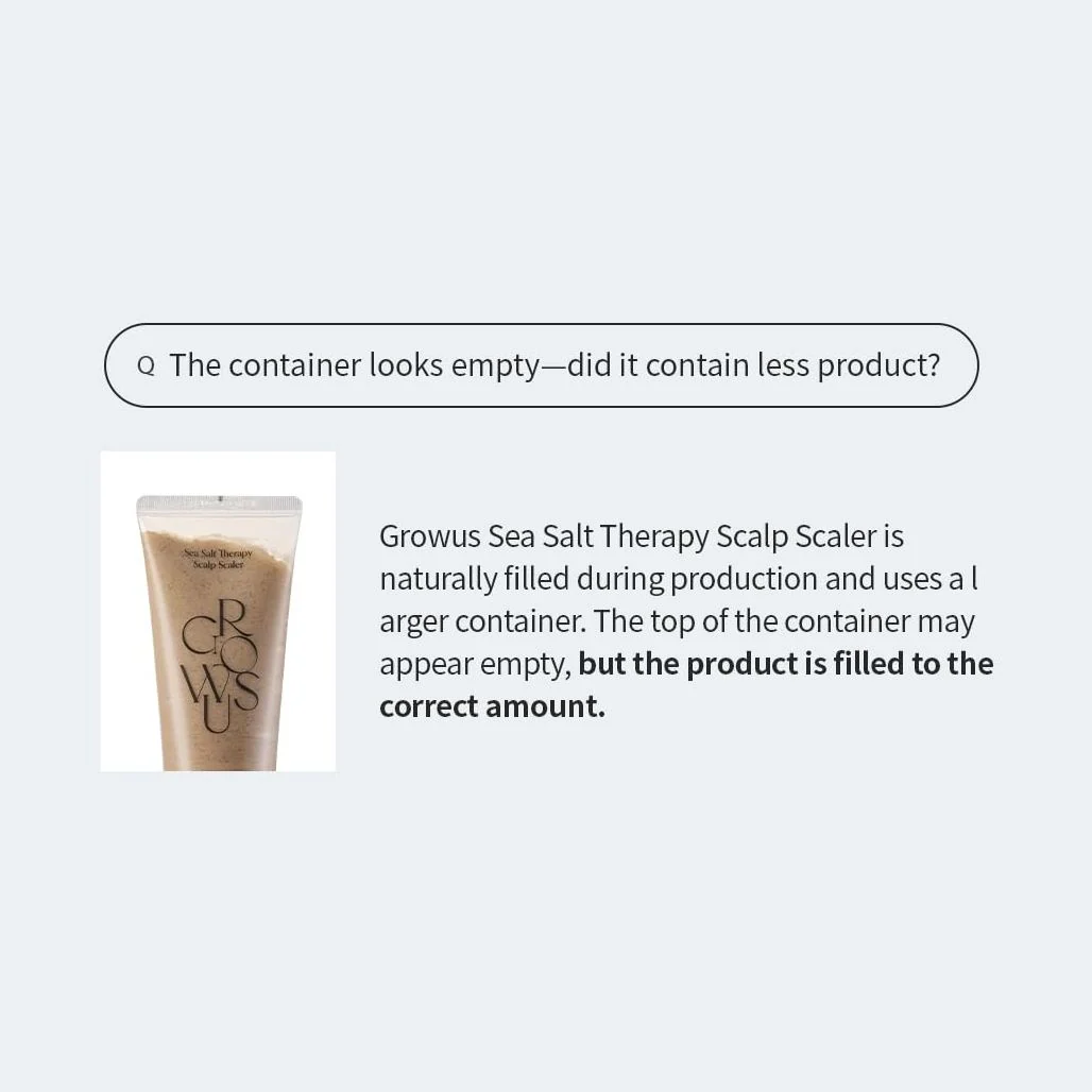 GROWUS Sea Salt Therapy Scalp Scaler 250g - Image 9