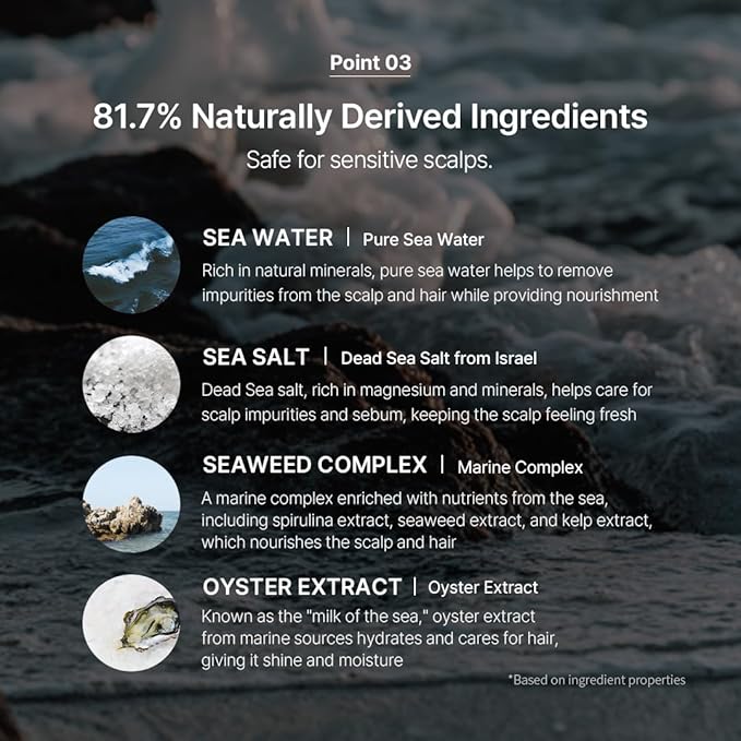 GROWUS Sea Salt Therapy Shampoo 500g - Image 6