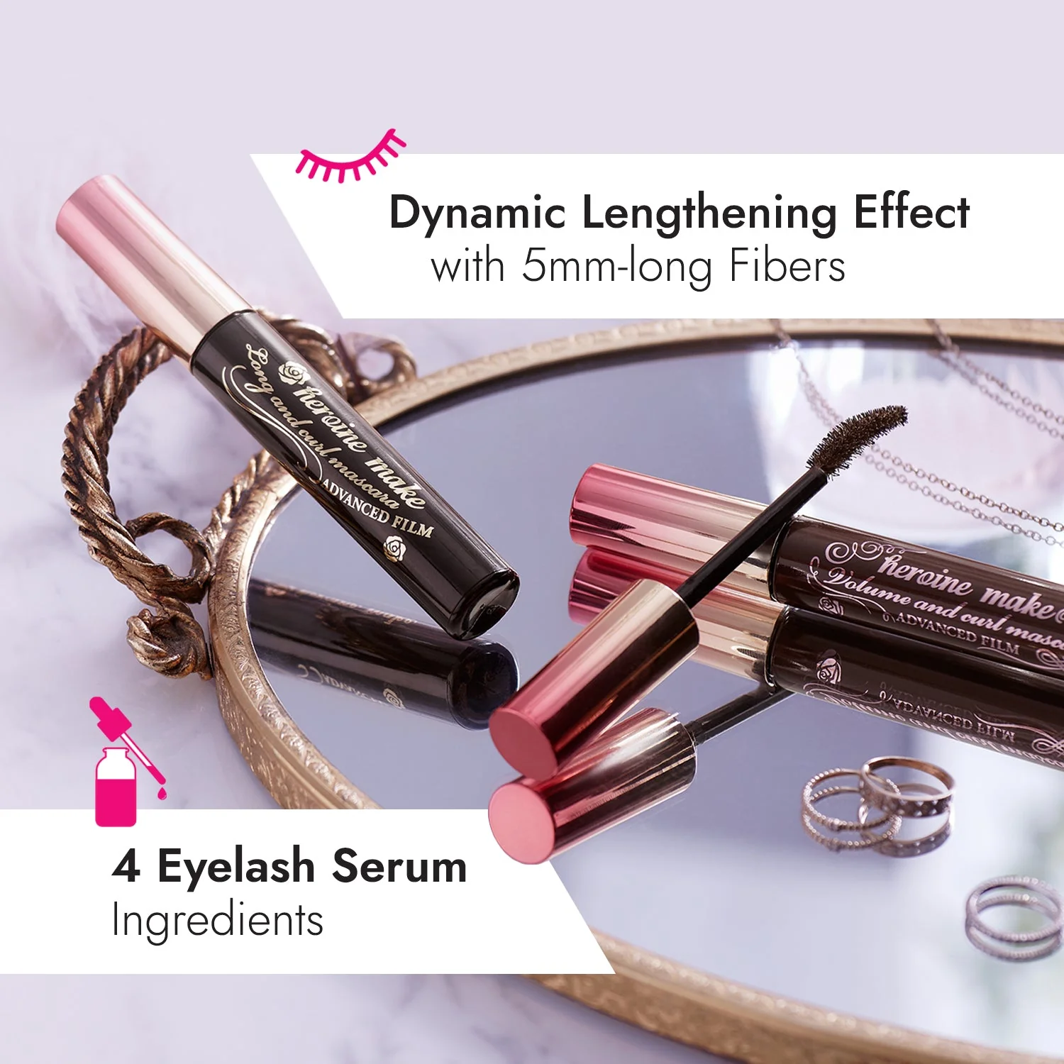 KISSME Long & Curl Mascara Advanced Film (Limited Color) - Image 3
