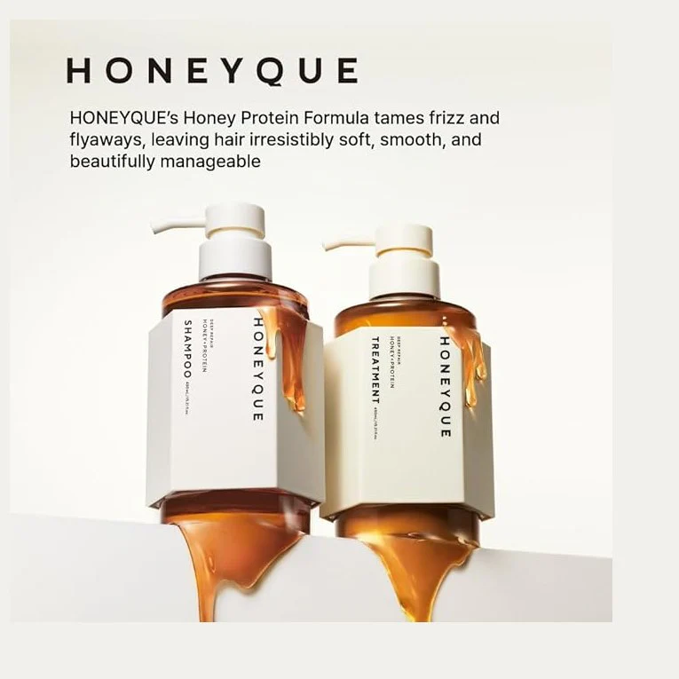 HONEYQUE Deep Repair Moist Shampoo 450ml - Image 3