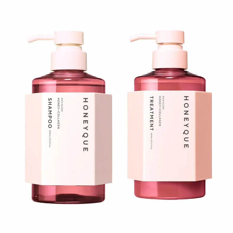 HONEYQUE Rich Gloss Honey + Collagen Shampoo / Conditioner 450ml