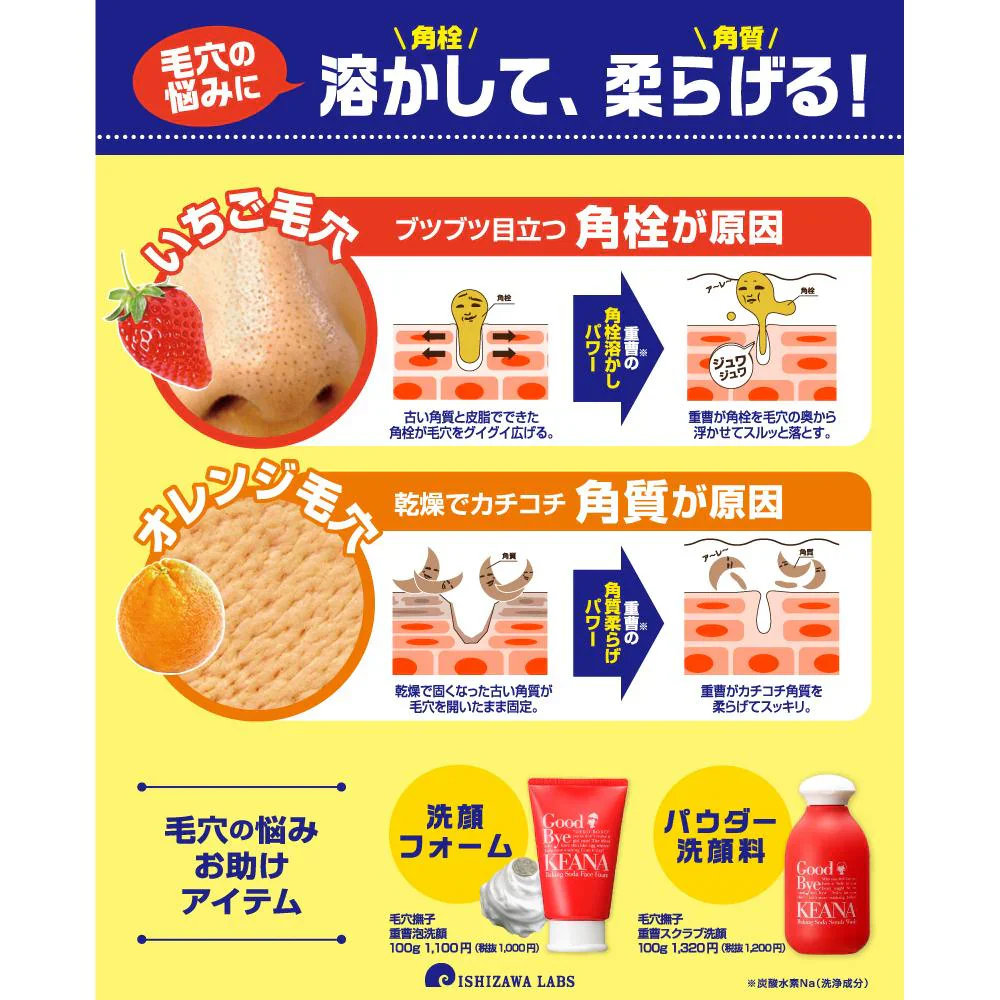 ISHIZAWA Laboratory Nadeshiko Baking Soda Foaming Cleanser 100g - Image 3