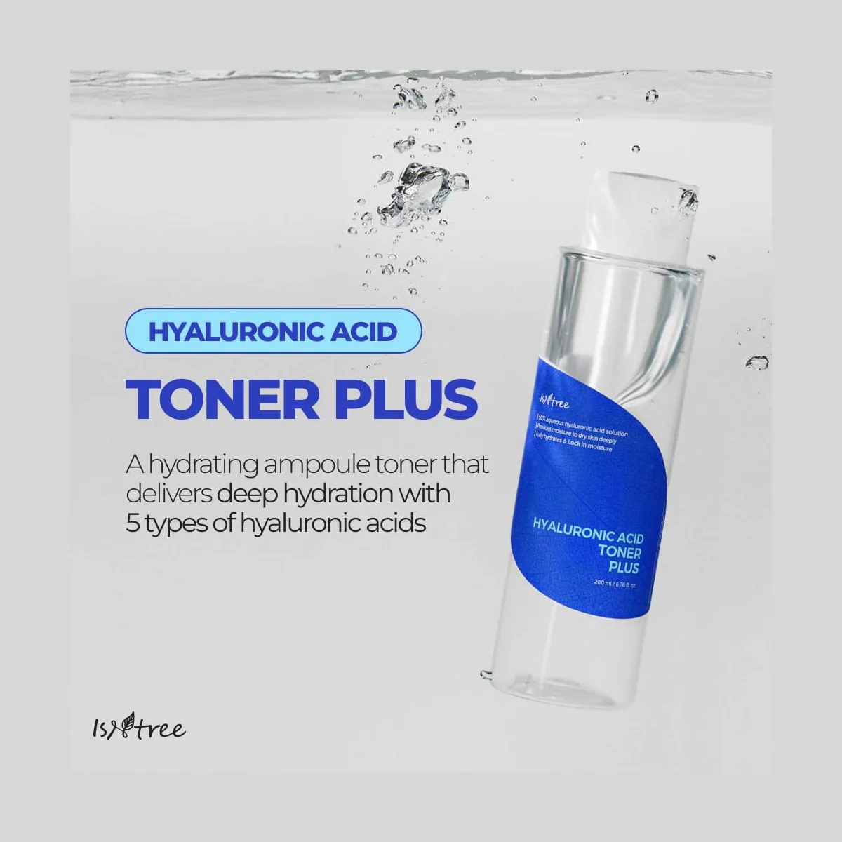 ISNTREE Hyaluronic Acid Toner 200ml - Image 2