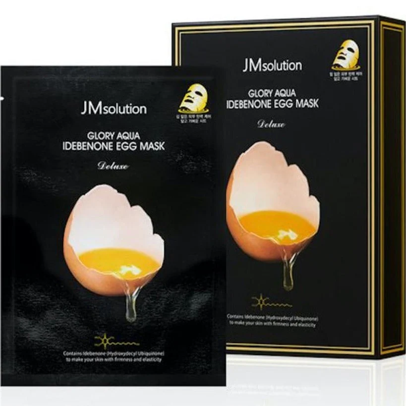 JMSolution Glory Aqua Idebenone Egg Mask 10pcs