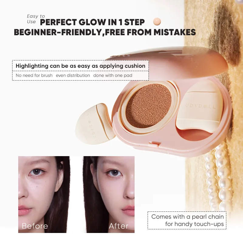 JUDYDOLL Little Pearl Highlighting Concealer Cushion 8g (3 Colors) - Image 7