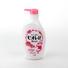 KAO Biore Body Soap Angel Rose 450ml