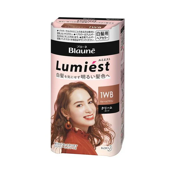 KAO Browne Lumiest Hair Color (1WB Warm Brown) 108g