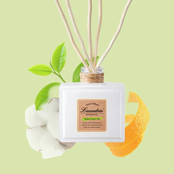 Laundrin` Botanical Room Diffuser Relax Green Tea 80ml - Image 5