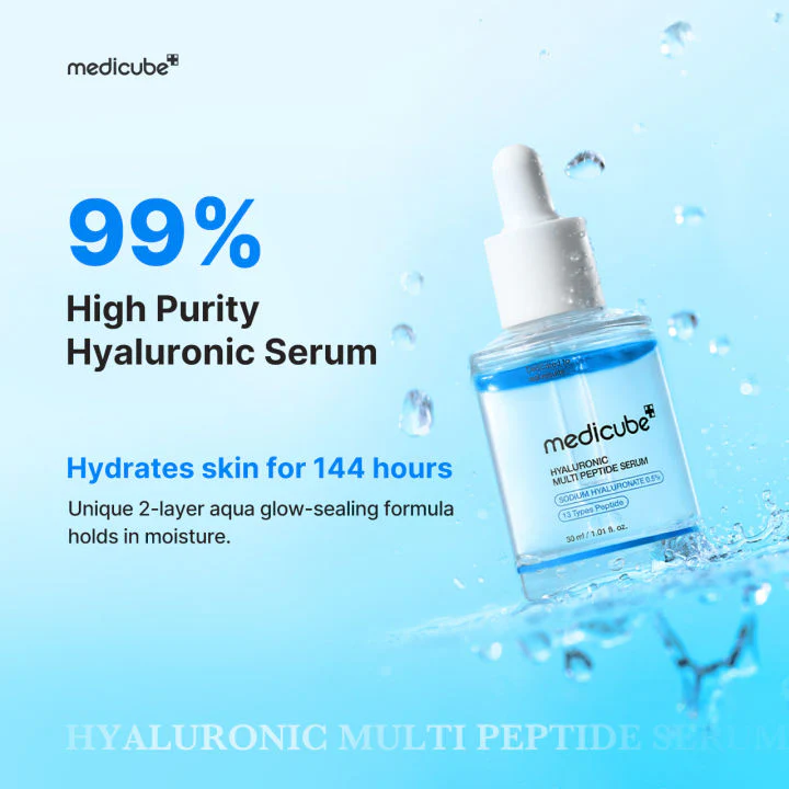 MEDICUBE Hyaluronic Multi Peptide Serum 30ml - Image 3