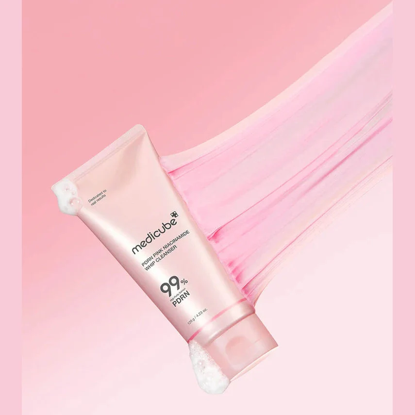 MEDICUBE PDRN Pink Niacinamide Whip Cleanser 120g - Image 3