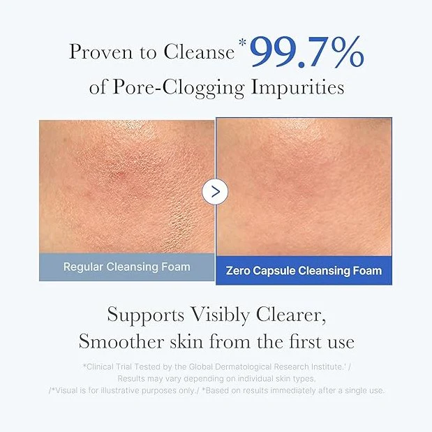 MEDICUBE Zero Pore SA Clear Capsule Cleansing Foam 120g - Image 3