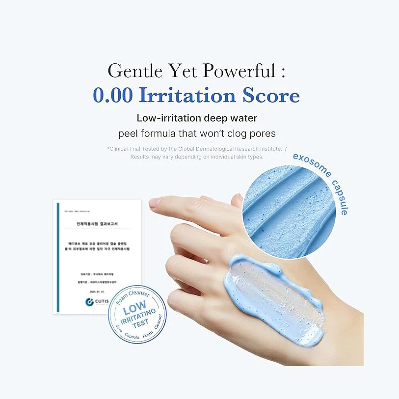 MEDICUBE Zero Pore SA Clear Capsule Cleansing Foam 120g - Image 6