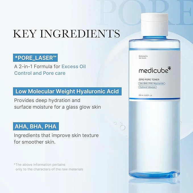 MEDICUBE Zero Pore Toner 250ml - Image 3