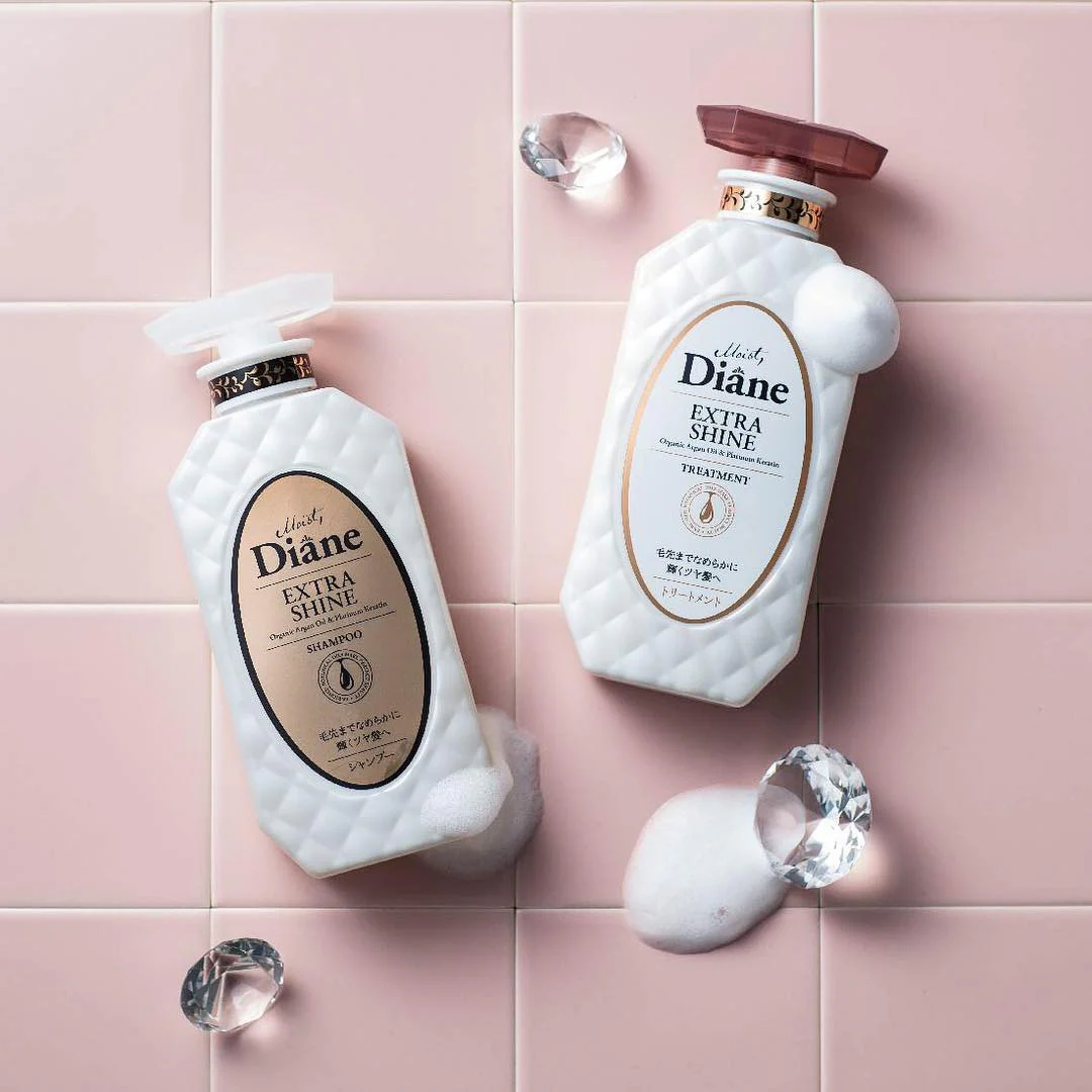 Moist Diane Perfect Beauty Extra MOIST & SHINE Shampoo - Image 3