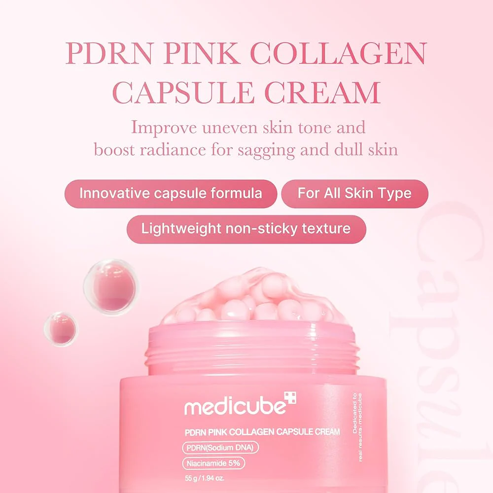 Medicube PDRN Pink Collagen Capsule Cream 55g - Image 3