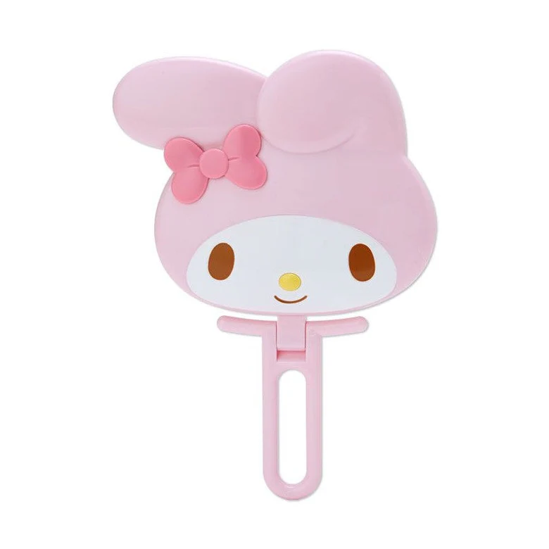 SANRIO Character Face Shape Folding Hand Mirror - Image 3