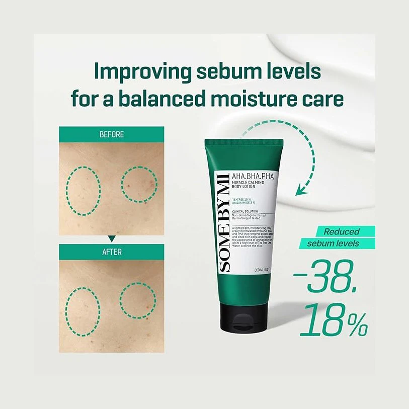 SOME BY MI AHA BHA PHA Miracle Calming Body Lotion 200ml - Image 3