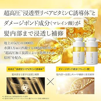 UNLABEL LAB Damage Care Concentrated Serum Shampoo / Conditioner 400ml - Image 3